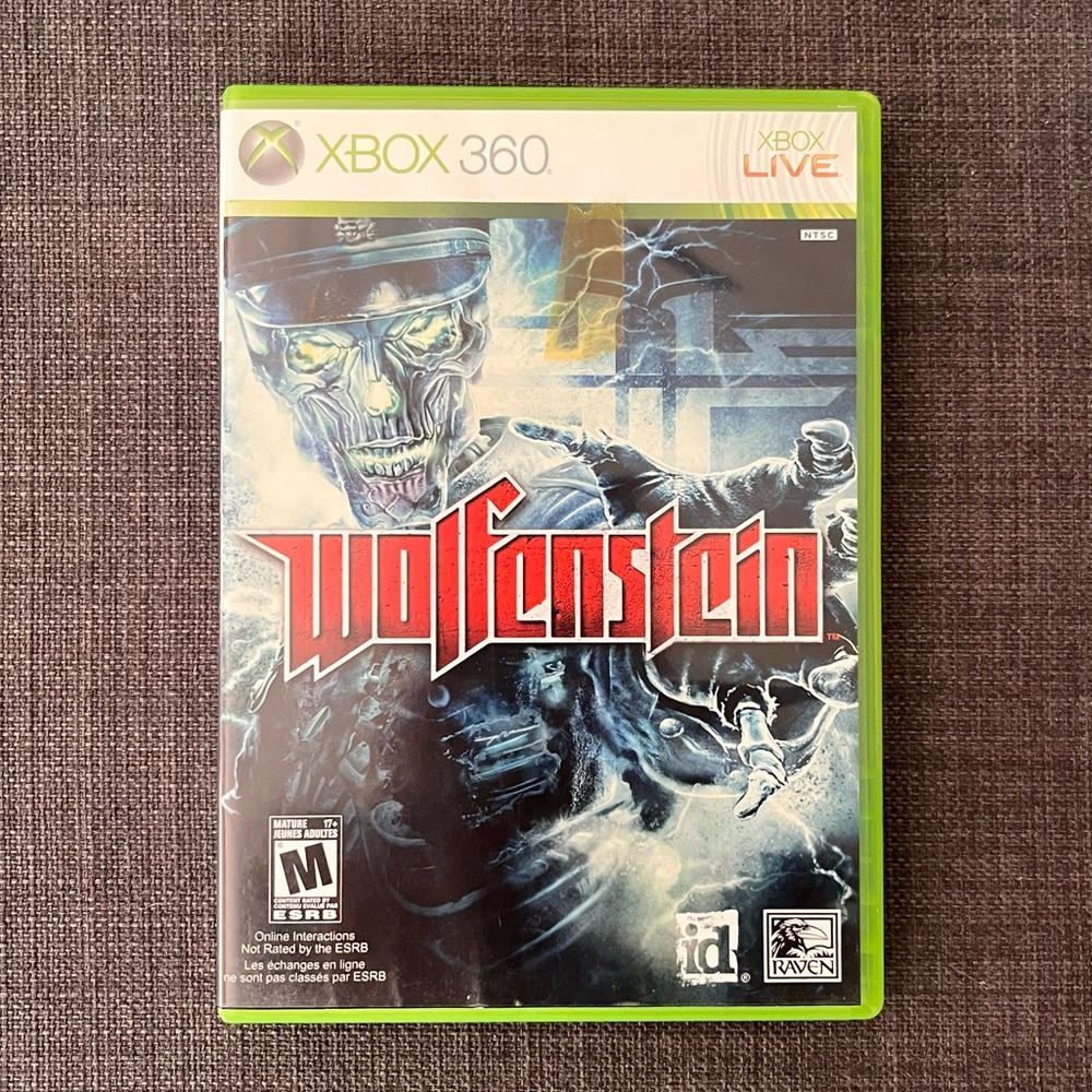 Wolfenstein Xbox 360 Game Complete‎